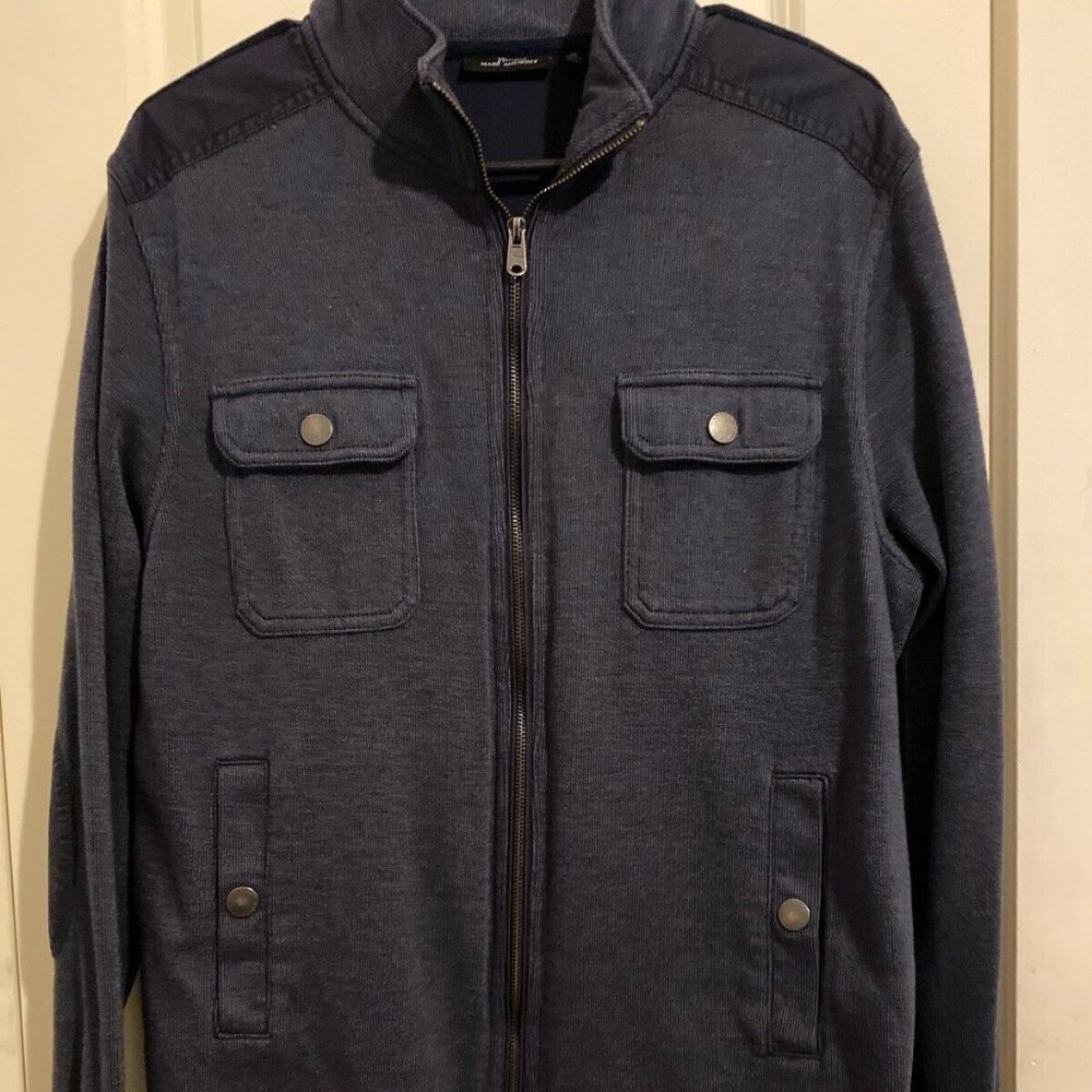 Marc Anthony Full Zip Up Armored Shoulder Jacket